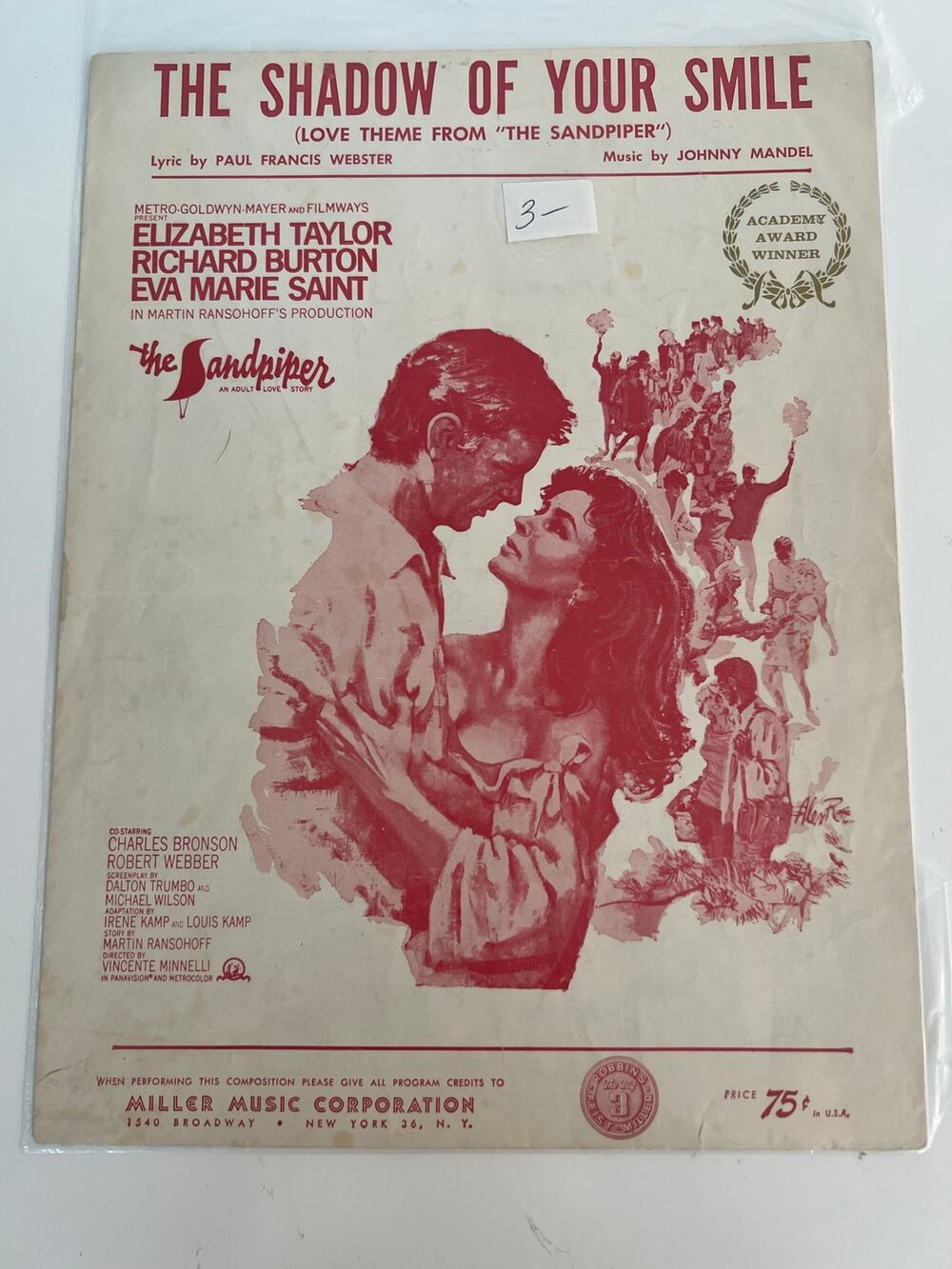 Original 1965 Promotional Ad The Sandpiper Richard Burton Elizabeth Taylor JL